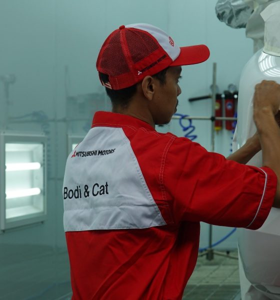 Fasilitas Bodi & Cat di Diler Mitsubishi Motors DIPO Serang
