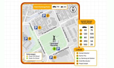 Kantong parkir Lebaran Betawi 2026