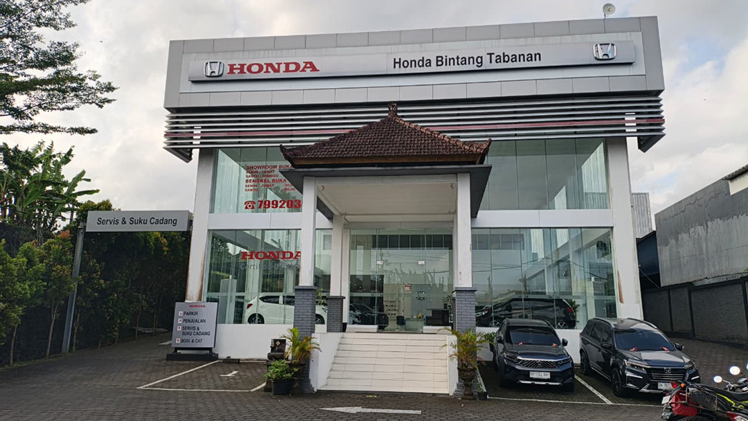 Fasilitas Bodi dan Cat Honda Tabanan Bali