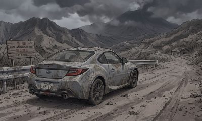 Cuci mobil bekas abu vulkanik