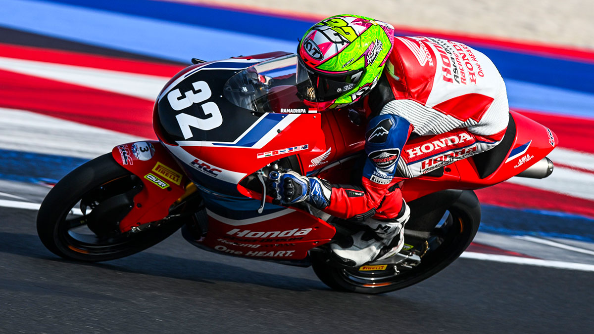 Ramadhipa Nyaris Juara di Misano