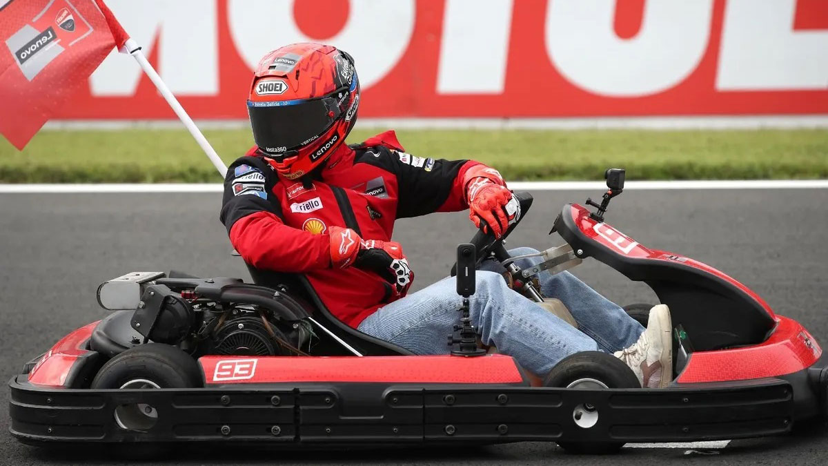 Marc Marquez Gokart