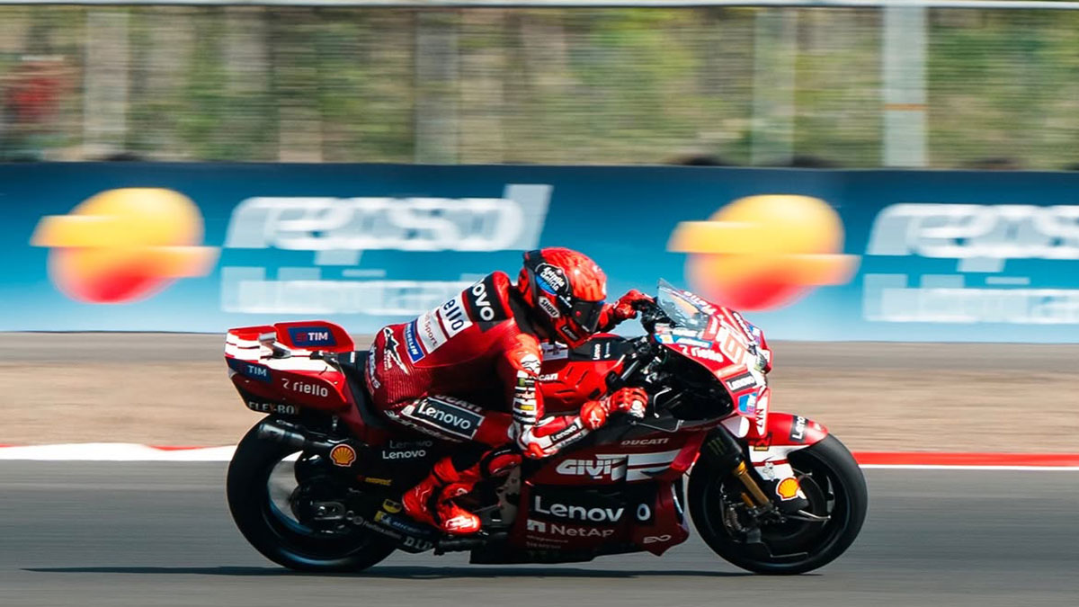 Marc Marquez finis di MotoGP Mandalika 2026