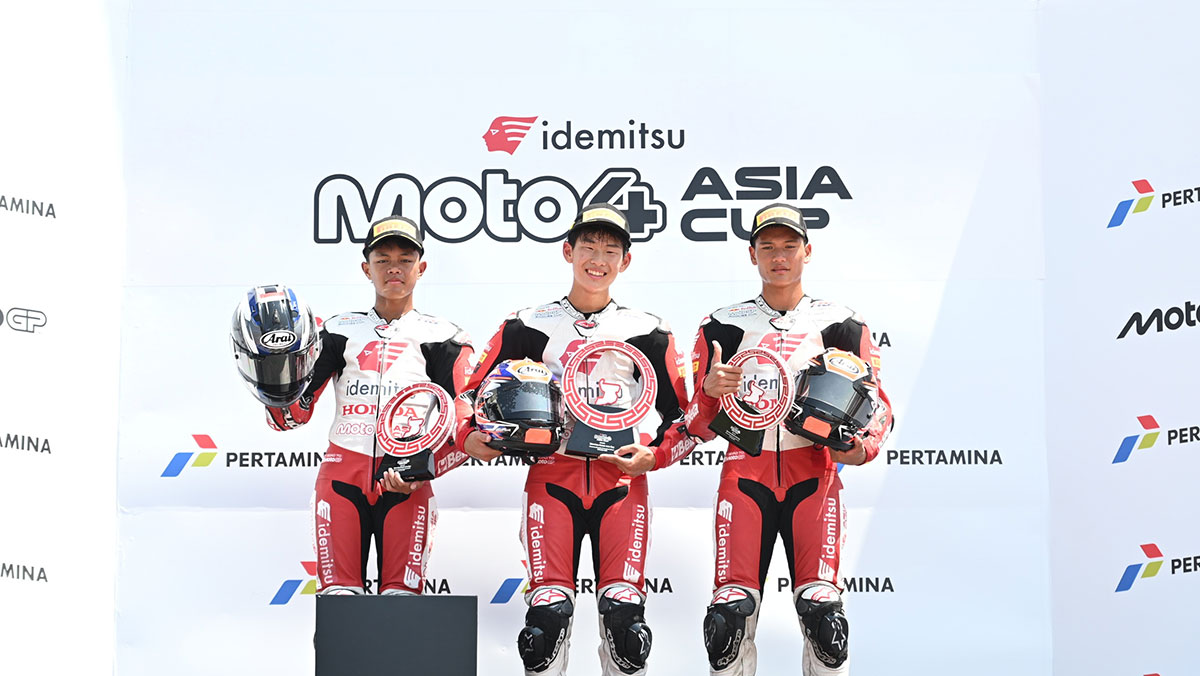 Bintang dan Resky Raih Podium Moto4 Asia Cup Mandalika