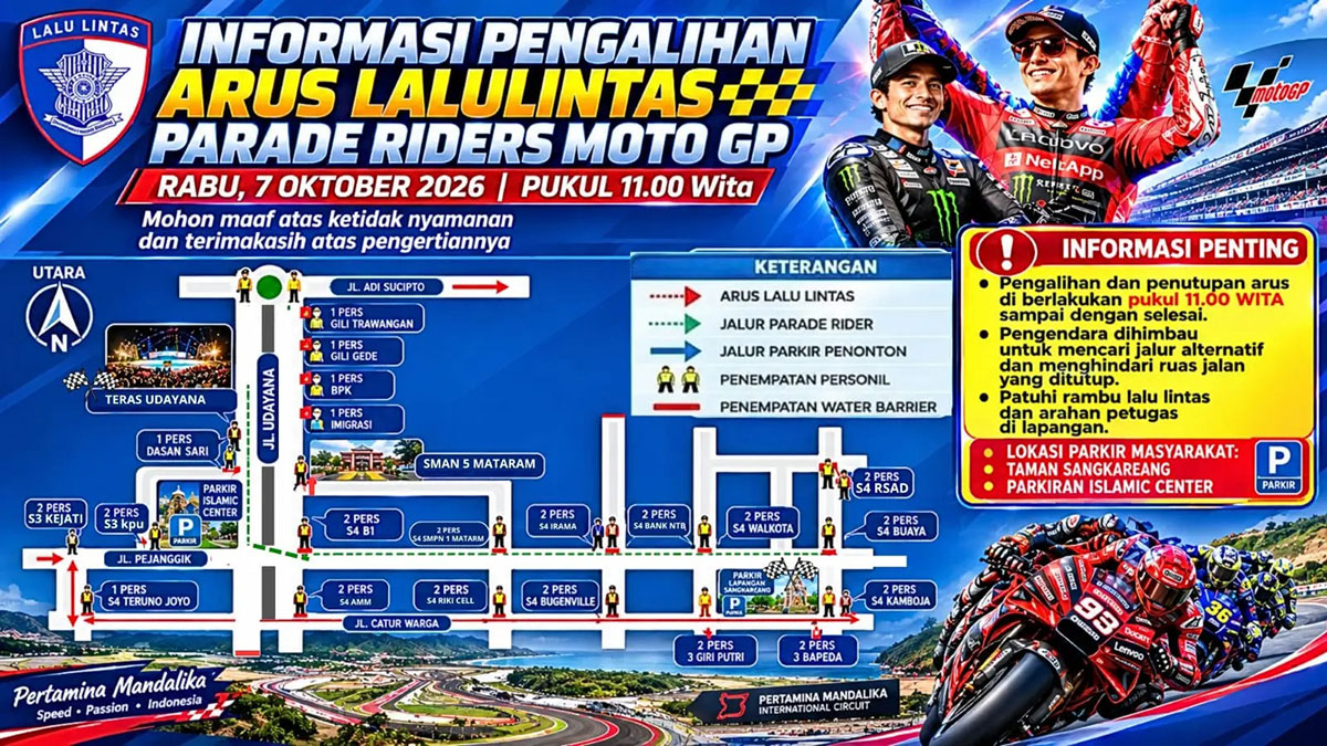Parade Riders MotoGP Mandalika